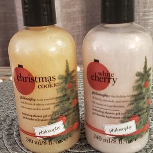 Philosophy - TWO 8 oz HOLIDAY SCENT Shower Gels